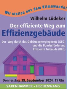 Der effiziente Weg zum Effizienzgebäude, W. Lüdeker